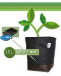 Textil pot Nome 15 L autopot