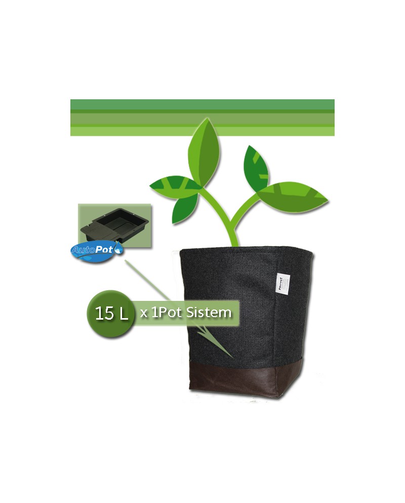 Textil pot Nome 15 L autopot